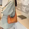 Bolso de Hombro Tipo Cubo de Color Sólido, Bolso Sencillo para Mujer, Bolso Cruzado Retro a la Moda, Bolso Versátil de Tendencia