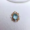 Pingente Único de Zircônia Cravejada Micro-Ouro Revestido de Cobre Recortado Acessórios de Joia DIY Pulseira Brincos Material Artesanal Pingente