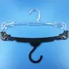 Fábrica Produce Perchas Impresas para Ropa Interior, Perchas de Plástico Transparentes para Sujetadores y Pinzas de Plástico de Color Sólido para Pantalones