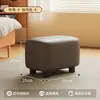 Taburete pequeño para uso doméstico, taburete bajo, cojín de asiento para sala de estar, taburete de mesa de centro, taburete de sofá, taburete de tablero tapizado suave para niños, taburete, taburete para cambiar zapatos en la entrada