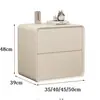 Mesita de noche de madera maciza estilo crema gabinete de almacenamiento para maquillaje mesita de noche extremadamente estrecha mesita de noche de dormitorio gabinete de almacenamiento para apartamentos pequeños