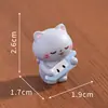 Micro-paisaje Guitarrista Lindo Tocadiscos Banda de Gatos Casa de Muñecas Escenario Adornos DIY Adornos Pequeños