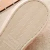Pantufos de Algodão de Casal de Pele de Coelho Falsa para Outono e Inverno para Mulheres, Pantufos Quentes da Moda para Casa, de Chão, Pelúcia, Sola Grossa, Estilo Casal Atacado