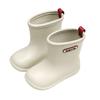 Botas de Lluvia Happy Mary para Niños Exportación Niños Suela Blanda Ligeras Niños Pequeños Niños y Niñas Botas de Lluvia de Media Caña Zapatos de Agua para Bebés