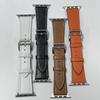 Adequado para pulseira de couro de maçã pulseira Hermes iwatch pulseira de relógio ApplewatchS9 couro de microfibra