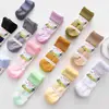 Calcetines de Malla de Acero para Niños de 1-5-8-12 Años, Calcetines Finos de Colores Caramelo para Primavera y Verano, Antidesgarros, de Media Pantorrilla, Venta al por Mayor para Niños Pequeños, Medianos y Grandes y Estudiantes
