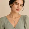 Collar con colgante de bola con hebilla geométrica, estilo hip hop, moderno y moderno, para mujer