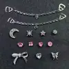 Acessórios para tamancos: laço, estrela, strass, lua, flor de sapato, decoração de corrente, estilo de alta qualidade, adequado para pingentes de sapato DIY