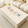Toalha de Mesa Cartoon Ecológica, Tapete Impermeável e à Prova de Óleo para Mesa de Centro, Toalha de Mesa de Silicone Não Lavável Resistente ao Calor, Protetor de Mesa para Sala de Estar
