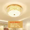 Lámpara de techo redonda para sala de estar, lámpara de dormitorio de hierro forjado estilo americano, luminaria para pasillo, iluminación simple para entrada y balcón 65