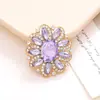Luxo Leve Novo DIY Diamante Cristal Gema Flor Acessórios Liga de Alta Qualidade Acessórios para Joias Flor de Sapato com Furo Material