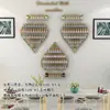 Estante de Arte para Uñas Transfronterizo Montado en Pared con Forma de Corazón Estante de Exhibición Moderno Estante de Exhibición de Esmalte de Uñas y Gel Estante de Pared para Salón de Uñas