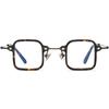 Armazón para gafas de miopía de titanio beta ultraligero para hombre y mujer, cuadrado, placa de titanio B, armazón para gafas ópticas de moda, recubrimiento IP, Sun Honglei