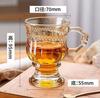 Vaso de vidrio electrochapado para cintura taza de café suministro mayorista de vidrio Taza ins de aspecto atractivo regalo Taza de agua