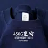 Camiseta de Manga Corta para Hombre de Verano, Tejido Pesado de 450g, Algodón Puro, Algodón Grueso de Xinjiang, Cuello Pequeño, Estilo Americano, Camiseta Base de Media Manga