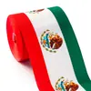 Fita Decorativa Mexicana Festa de Carnaval Menina Listrada Impressão de Logotipo Fita Laço Acessórios de Cabelo