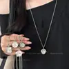 Colar de resina com zircônia em formato de coração, flor, estrela, geométrico estilo coreano, corrente para suéter de luxo leve, acessório moderno e elegante