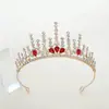 Mini Corona de Cristal Simple y Versátil, Accesorio para el Cabello para el Uso Diario de Niñas, Atuendo de Festival, Diadema, Directo del Fabricante