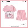 Pijamas de Verano de Algodón Imitación para Niños Pantalones de Manga Corta Niños y Niñas Ropa para Bebé con Aire Acondicionado Niños Grandes Traje Ropa para el Hogar para Padres e Hijos