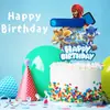 Topo de Bolo Sonic The Hedgehog Sobremesa de Aniversário Infantil Decoração de Festa de Aniversário Topo de Bolo de Desenho Animado
