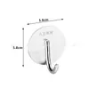 Gancho de Acero Inoxidable Adhesivo Fuerte Sin Taladro Cocina Baño Pegado Trasero Pared Gancho Sin Costuras Gancho de Soporte de Carga