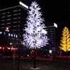 Venta al por mayor de fábrica Lámpara de árbol de flor de cerezo de hierro LED Altura Multicolor Opcional Impermeable para exteriores Ingeniería de parque Paisaje Luminoso