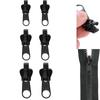 Amazon Hot Sale No.3 No.5 No.8 Nylon Zipper Pull Head Multifuncional Não Desmontável Zipper Head Bagagem Lock Head