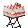 Mesa Plegable, Mesa Pequeña Portátil para Apartamentos de Alquiler, Mesa de Comedor para el Hogar, Mesa Cuadrada, Mesa Pequeña para Montar Puestos