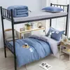 Conjunto de Roupa de Cama Três Peças 100% Algodão para Dormitórios Estudantis, Conjunto de Roupa de Cama de Algodão Seis Peças para Escolas, Instituições e Casas de Repouso Atacado
