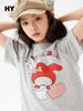 Camiseta Infantil de Desenho Animado Fina Roupas Infantis de Verão Nova Meninas Estilo Coreano Tops Casuais Roupas de Verão Infantis Médias e Grandes Manga Curta Tendência