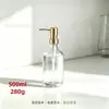Garrafa 500ml Banhada a Ouro Prata Garrafa de Shampoo Garrafa de Gel de Banho Garrafa de Loção Garrafa Cosmética Garrafa de Vidro Recarregável