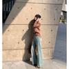 Chinelo de Salto Anabela Novo de Primavera e Verão para Mulheres Estilo Coreano Férias na Praia Chinelos de Salto Médio Chinelos para Uso Externo para Mulheres