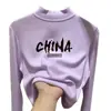 Camiseta interior térmica de forro polar doble cara para niñas, estilo otoño e invierno, cuello semi-alto, camiseta de manga larga rosa para niños, top para bebé niña