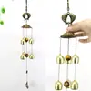 Campanillas de viento de aleación estilo chino retro, colgante de campana de aleación de cobre, adornos de manualidades para decoración del hogar, regalos de cumpleaños