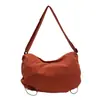 Bolso bandolera grande casual ligero estilo japonés para mujer, nuevo bolso de lona de moda deportiva para ir al trabajo y salir, bolso de hombro