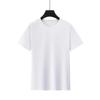 Verano Nuevo Color Sólido Manga Corta Talla Grande para Hombre T Manga Cinco Puntos Moda Estudiantil Suelta Media Manga Talla Grande Plus T-shirt