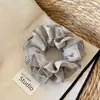 Estilo Coreano Doble Capa Malla Lunares Flor Cuerda para el Cabello Anillo para el Cabello de Intestino Delgado Accesorios para el Cabello de Lujo Ligero Cuerda para el Cabello de Cintura Pequeña para Mujeres