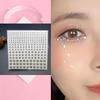 Pegatina de Diamante para la Cara Pegatina para la Cara Diamante Maquillaje de Escenario Maquillaje para Niños Pegatina Joyería para la Cara Diamantes de Imitación Rotos Maquillaje de Ojos Lágrimas de Diamantes Brillantes Taladro