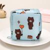 Bolsa de almacenamiento de toallas sanitarias con diseño de niña y tía, de gran capacidad, con diseño de luna y niña, portátil, para viaje