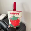 Bolsa de Almuerzo de Lona a la Moda 2026 Primavera Nuevo Estilo Bolso Cubo Dibujo Animado Estampado Lindo Bolso de Mano Portátil