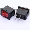 Interruptor KC Certificado Coreano em Forma de Navio KCD 0,05kg Duas Posições Vermelho Transparente 15*21mm Interruptor de Mudança Manual Automático