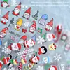 Pegatinas de Arte de Uñas con Relieve Navideño al por Mayor Dibujos Animados Lindo Papá Noel Muñeco de Nieve Copo de Nieve Decoraciones de Pegatinas de Uñas Tridimensionales