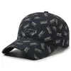 Boné de Baseball Estampado com Letras de Moda de Verão para Homens, Boné Respirável com Proteção Solar, Chapéu Casual de Secagem Rápida para Proteção Solar ao Ar Livre