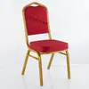 Sillas de Banquete de Hotel, Actividades de Capacitación en Conferencias, Sillas Generales, Sillas Rojas con Respaldo Vip para Bodas Hotel Restaurante