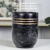 Jingdezhen Macetas de Cerámica Extra Grandes en Blanco y Negro Simples para Balcón Interior Piso Plantación Árbol del Dinero Planta Verde Plantas en Maceta