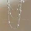 Collar de Perlas Estilo Nuevo 2026 para Mujer, Cadena Larga, Lujo Ligero, Diseño de Nicho, Cadena para Suéter, Accesorio Elegante Minimalista
