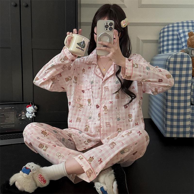 46  92绿衣兔-粉格-长开