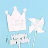 Bolo Decorativo Estrela de Assar Arco-Íris Plug-in Festa Crianças Assar Plug-in Aniversário