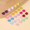 Botones de resina de alta gama con forma de corazón perlado, adecuados para camisas, cárdigans de manga corta y suéteres, botones coloridos de dos agujeros hechos a mano para manualidades