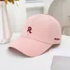 Gorra de Béisbol Bordada con Letras Nueva para Primavera y Verano para Mujer, Protección Solar, Versátil, Adelgazante de Rostro, Transpirable, Gorra de Pico de Pato para Otoño para Hombre